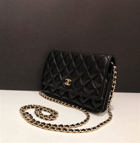 chanel woc lambskin gold hardware|Wallets on Chain .